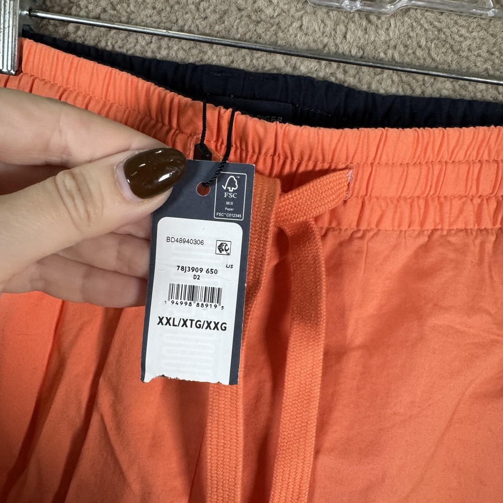 Tommy Hilfiger Shorts Mens 2XL Orange Elastic Waist Drawstring‎ Bermuda Swim - Picture 7 of 10